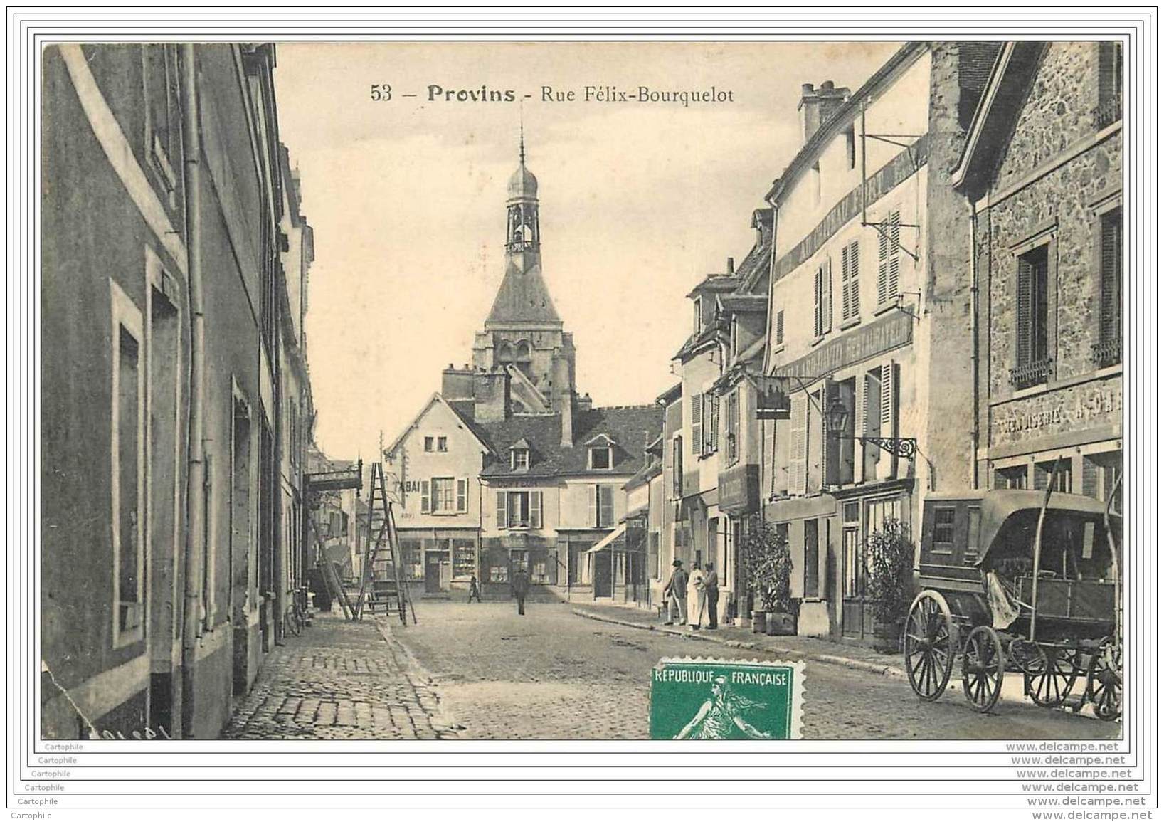 77 - PROVINS - Rue Felix-Bourquelot - Provins