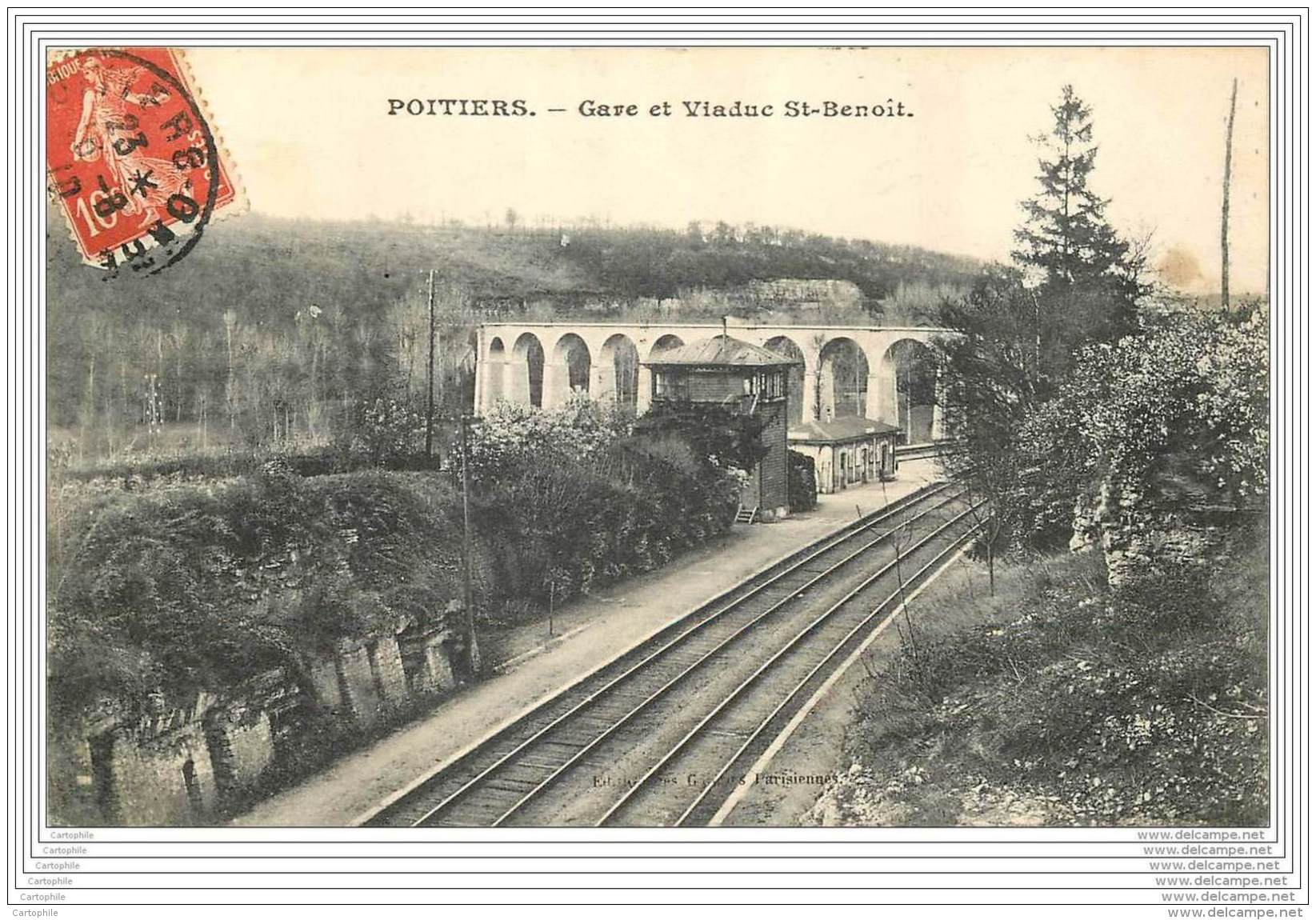 86 - POITIERS - Gare Et Viaduc De SAINT BENOIT - Saint Benoit