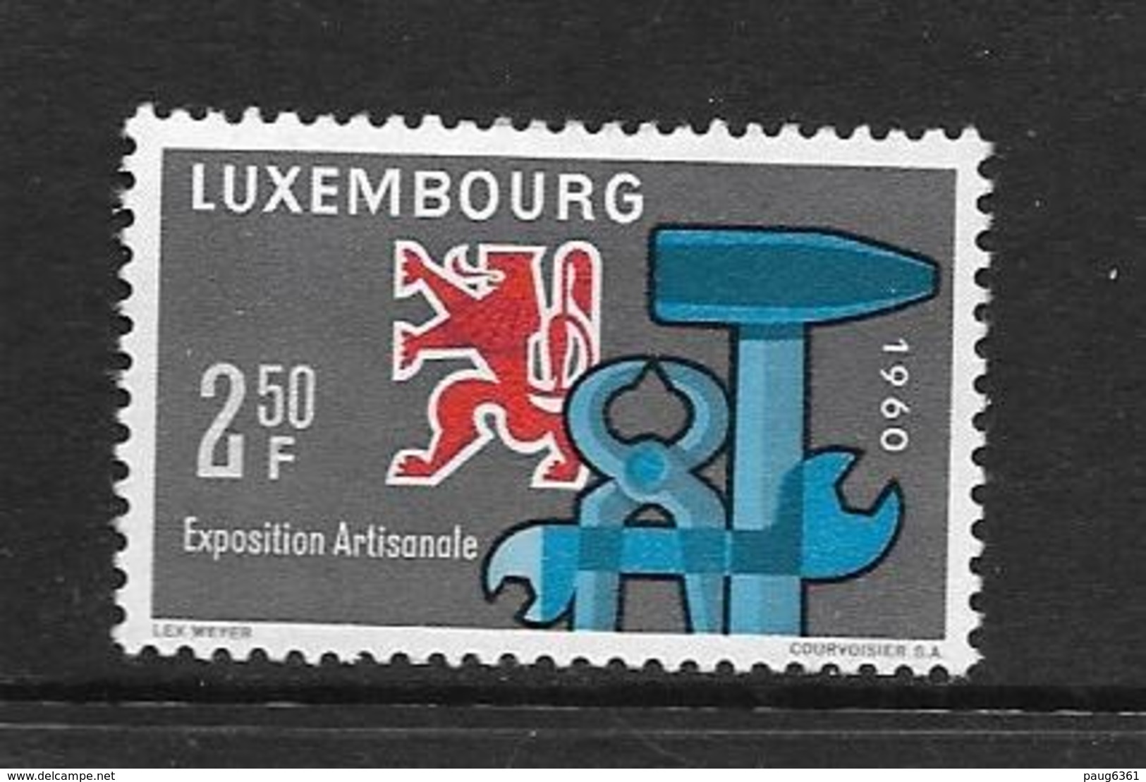 LUXEMBOURG 1960 EXPOSITION ARTISANALE DU LUXEMBOURG  YVERT N°580  NEUF MNH** - Ungebraucht