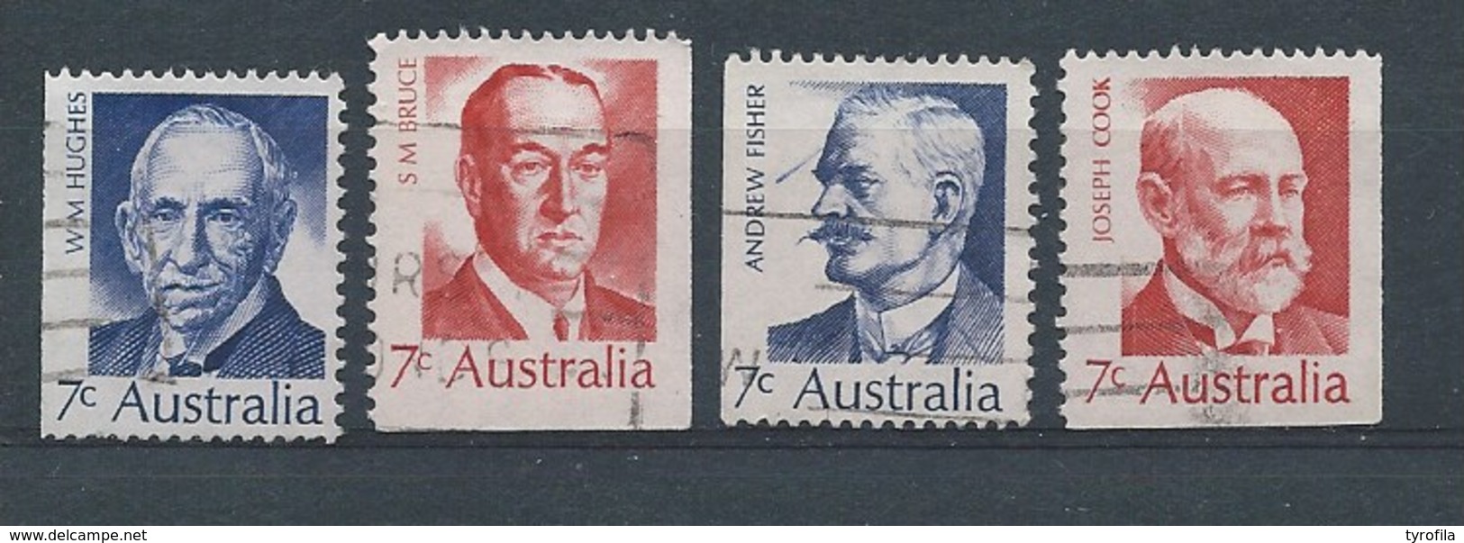 Australië    Y/T   457 / 460   (O) - Used Stamps