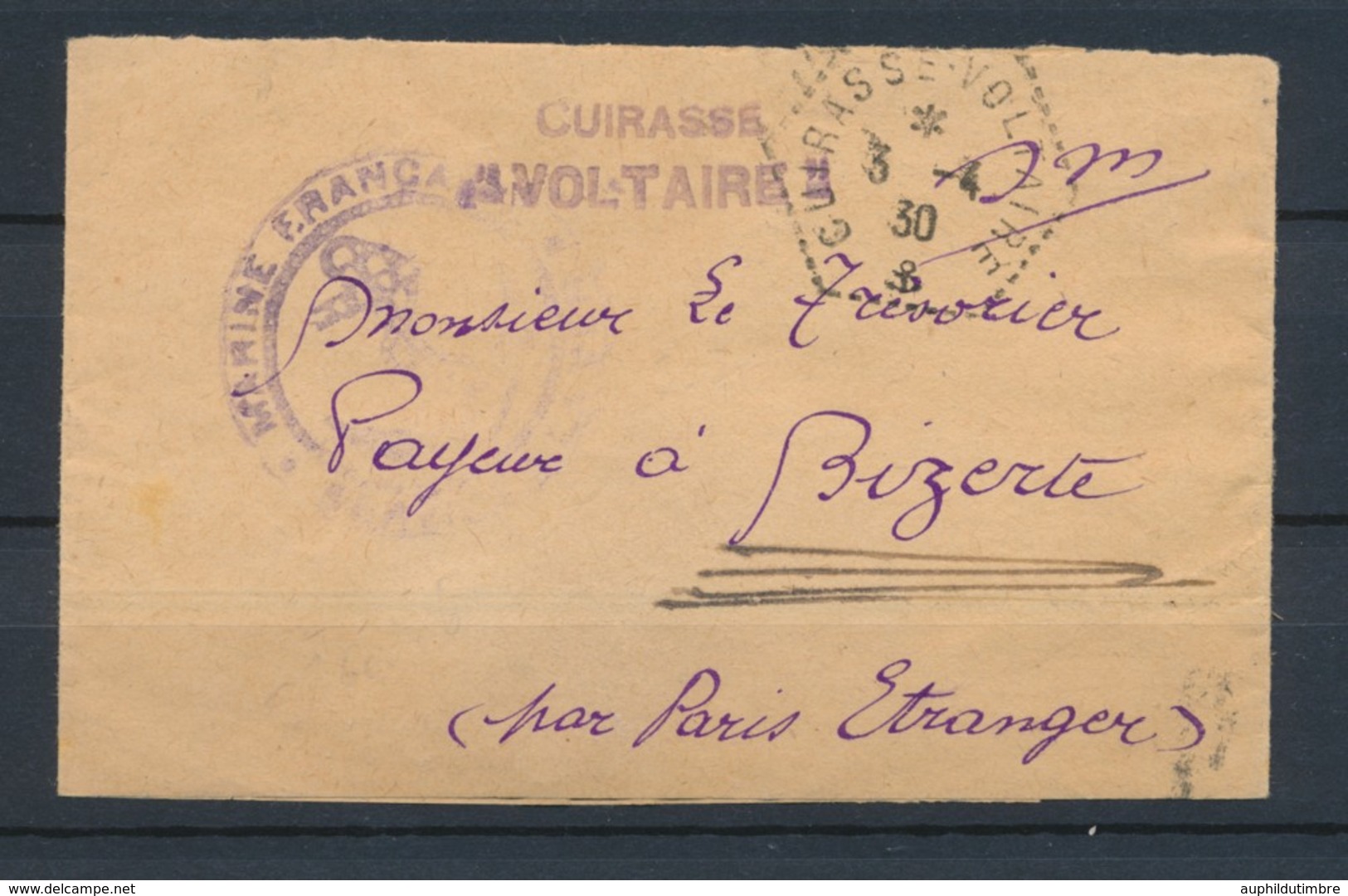 1930 Bande Journal CUIRASSE-VOLTAIRE + Linéaire, Rare, Sup. X1478 - Naval Post