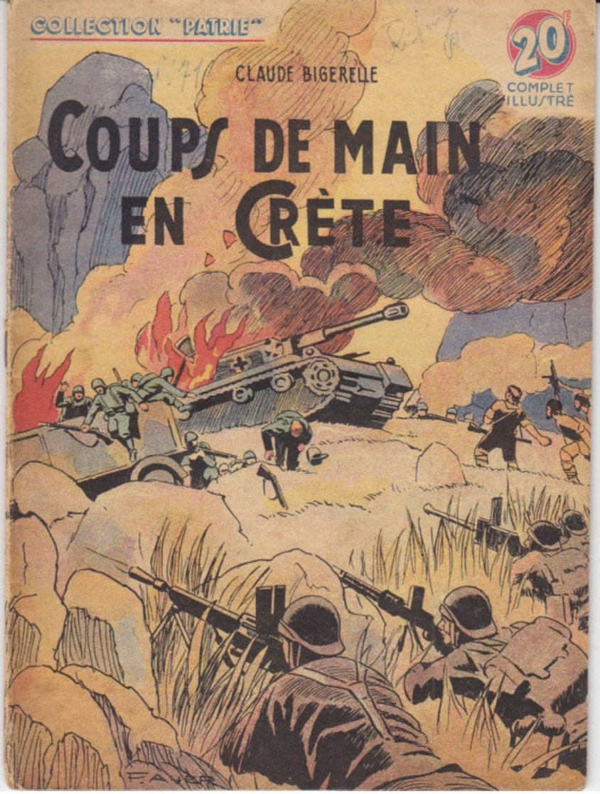 Coup De Main En Crête ,collection Patrie N° 71 - War 1939-45