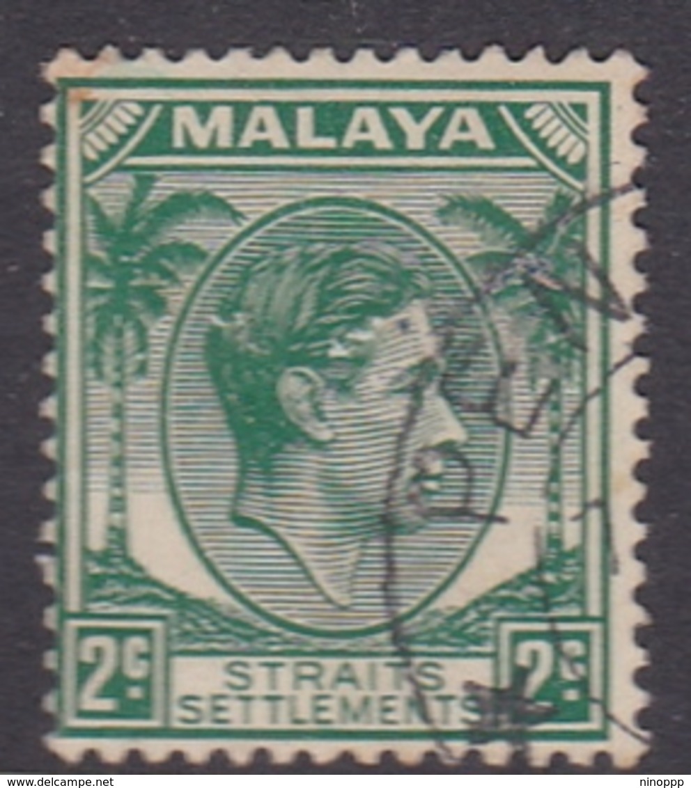 Malaysia-Straits Settlements SG 293 1938 King George VI, 2c Green, Used - Straits Settlements