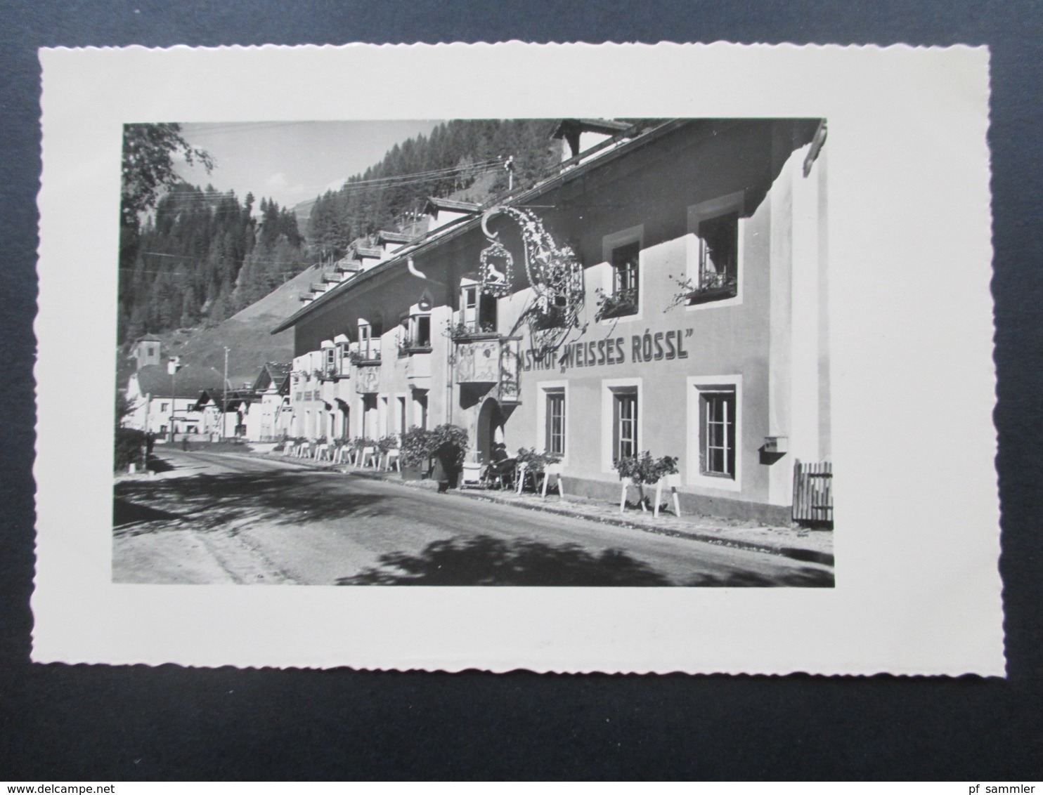AK Ca. 1930er Jahre Gasthof Weisses Rössl Gries Am Brenner. Deutschlands Südgrenze - Hotels & Gaststätten