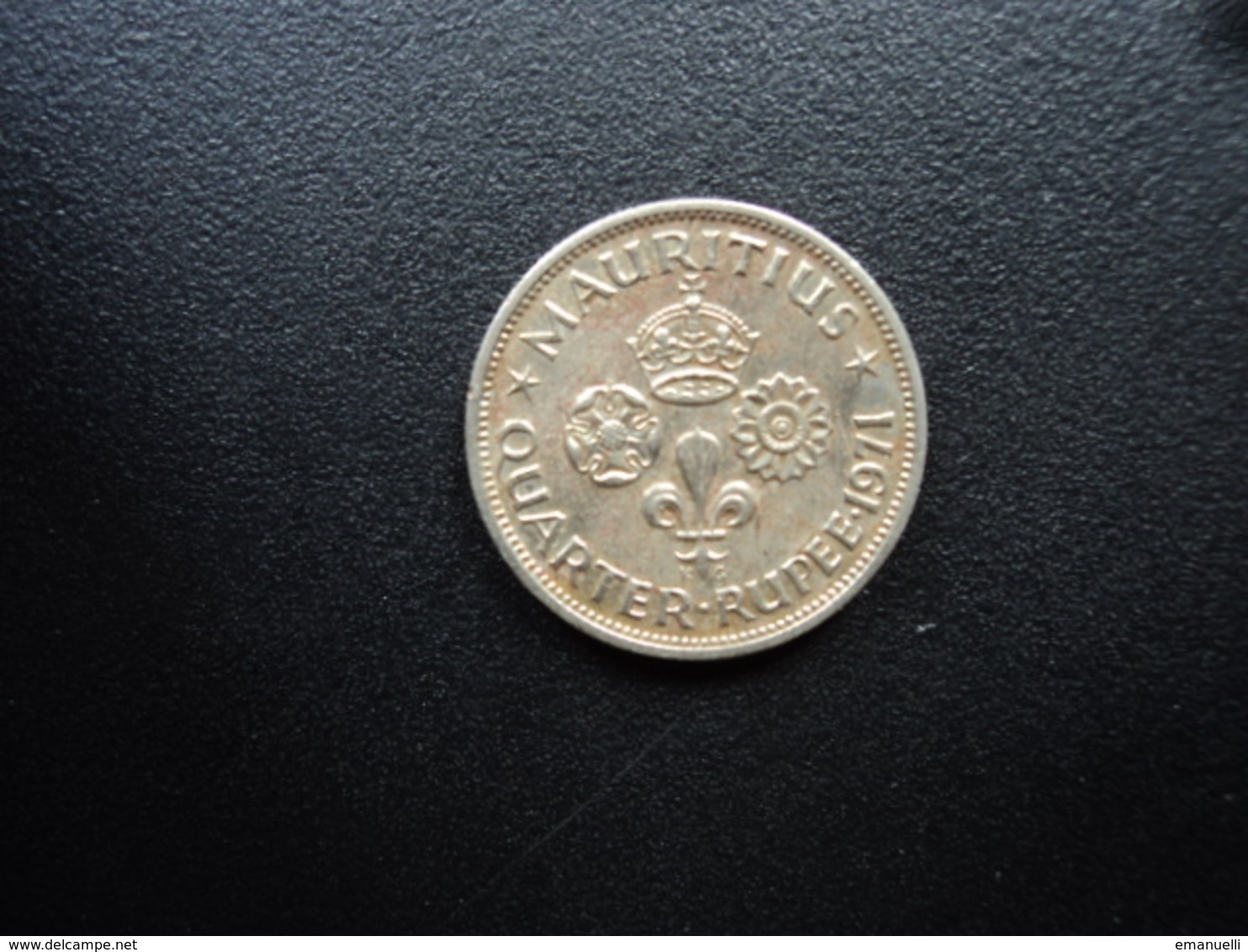 MAURICE (île) : 1/4 RUPEE  1971   KM 36    SUP - Mauricio