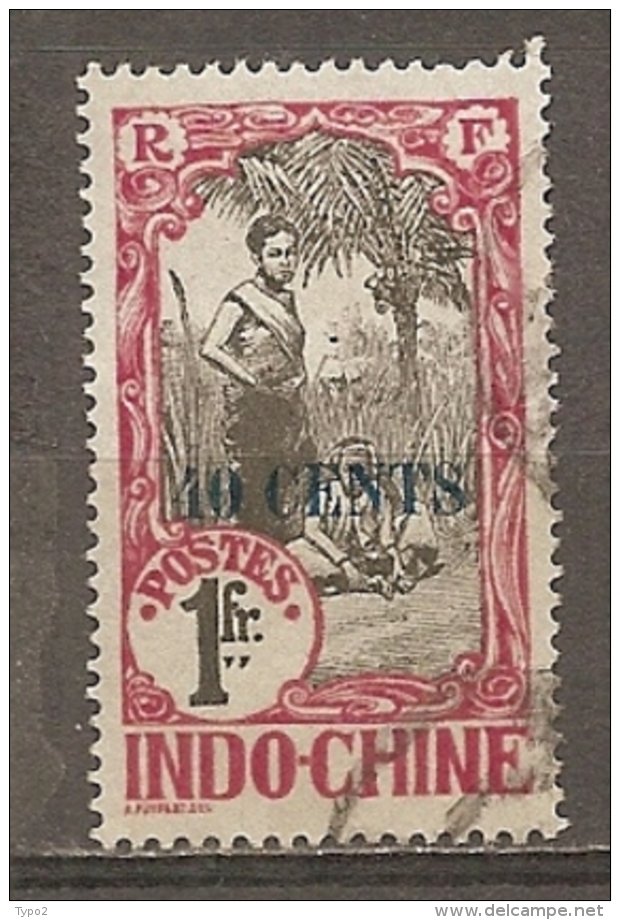 INDOCHINE - Yv. N° 86    (o)   40c S 1f  Rose    Cote  3  Euro  BE  2 Scans - Used Stamps