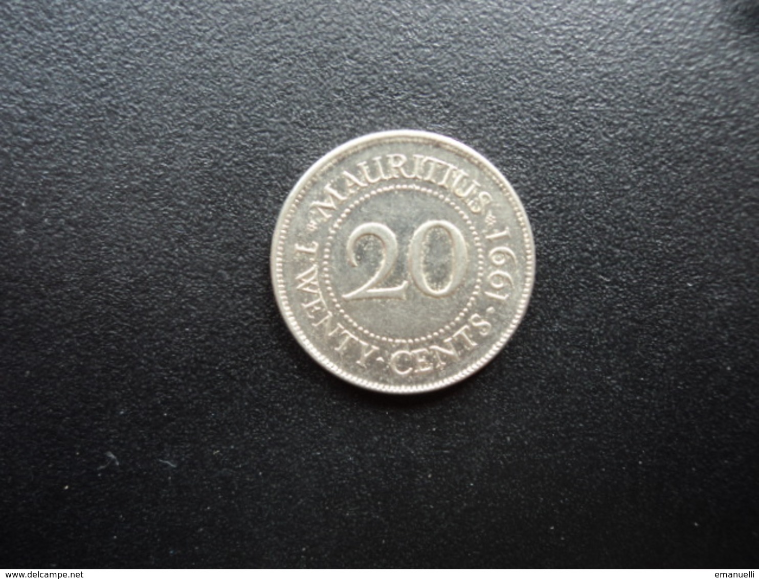 MAURICE (île) : 20 CENTS  1991   KM 53   SUP - Mauritius