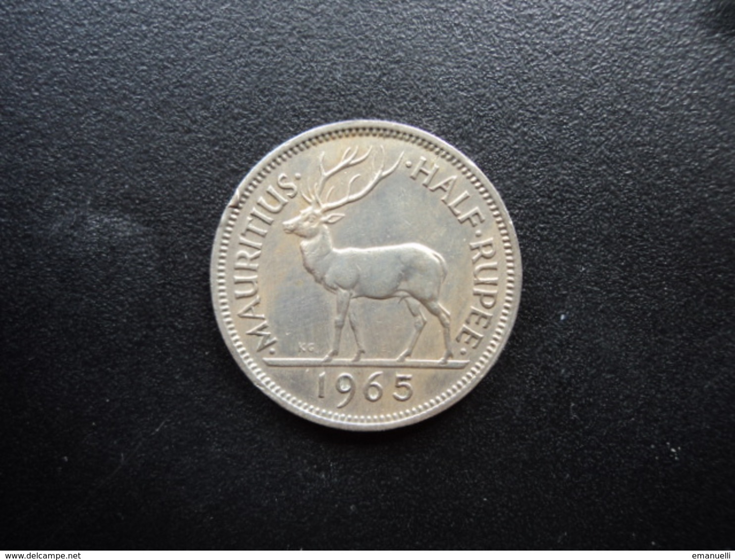 MAURICE (île) : 1/2 RUPEE  1965 *   KM37.1    TTB - Mauritius