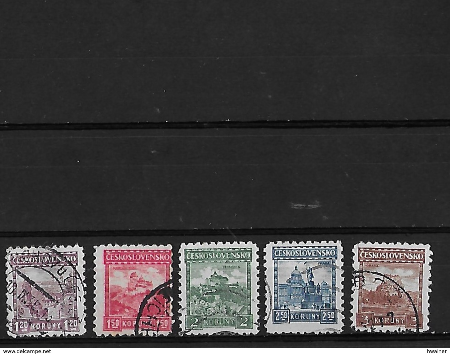 Tchecoslovaquie Yv. 232-237 (manque 235) O. - Used Stamps