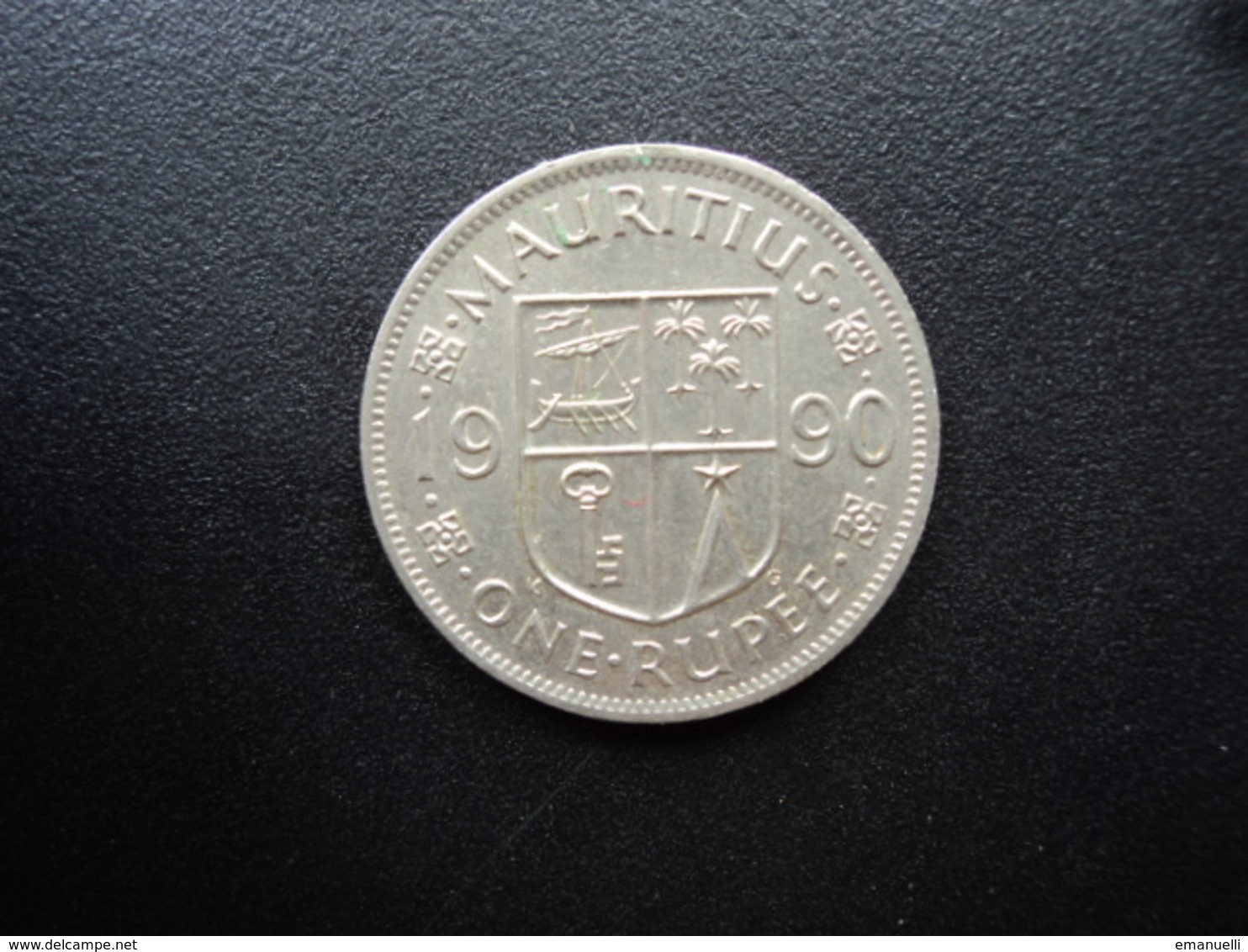 MAURICE (île) : 1 RUPEE  1990   KM 55   SUP - Mauritius