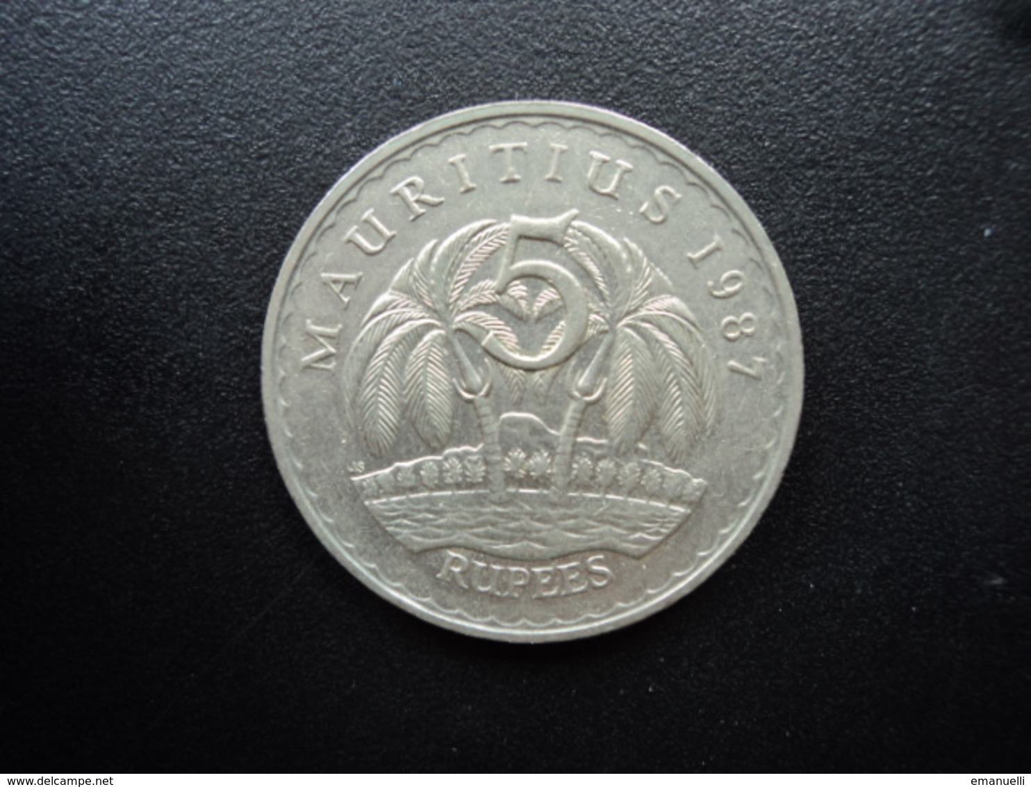 MAURICE (île) : 5 RUPEES  1987   KM 56    SUP - Mauritius