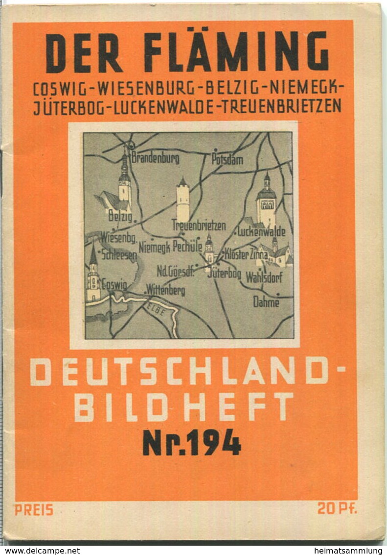 Nr.194 Deutschland-Bildheft - Der Fläming - Coswig - Wiesenburg - Belzig - Niemegk - Jüterbog - Luckenwalde - Brandenburg