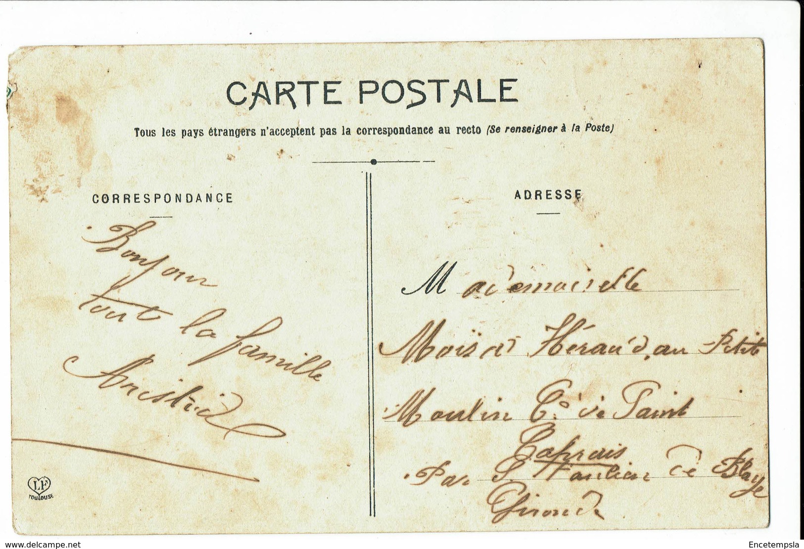 CPA - Carte Postale - FRANCE - Morlaas -Les Basses Pyrénées-1902- S227 - Morlaas