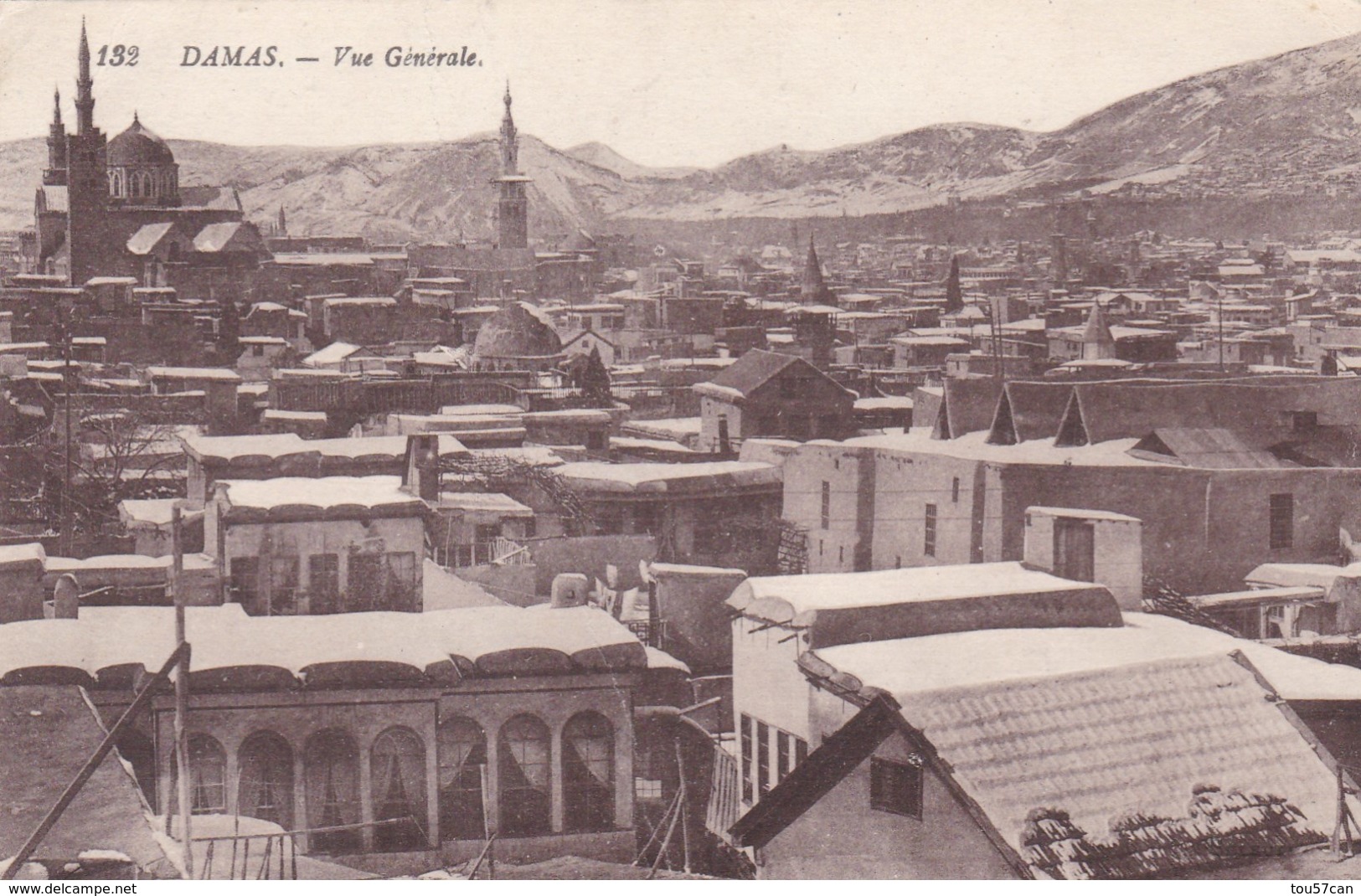 DAMAS - SYRIE - 2 POSTCARDS 1920. - Syrien