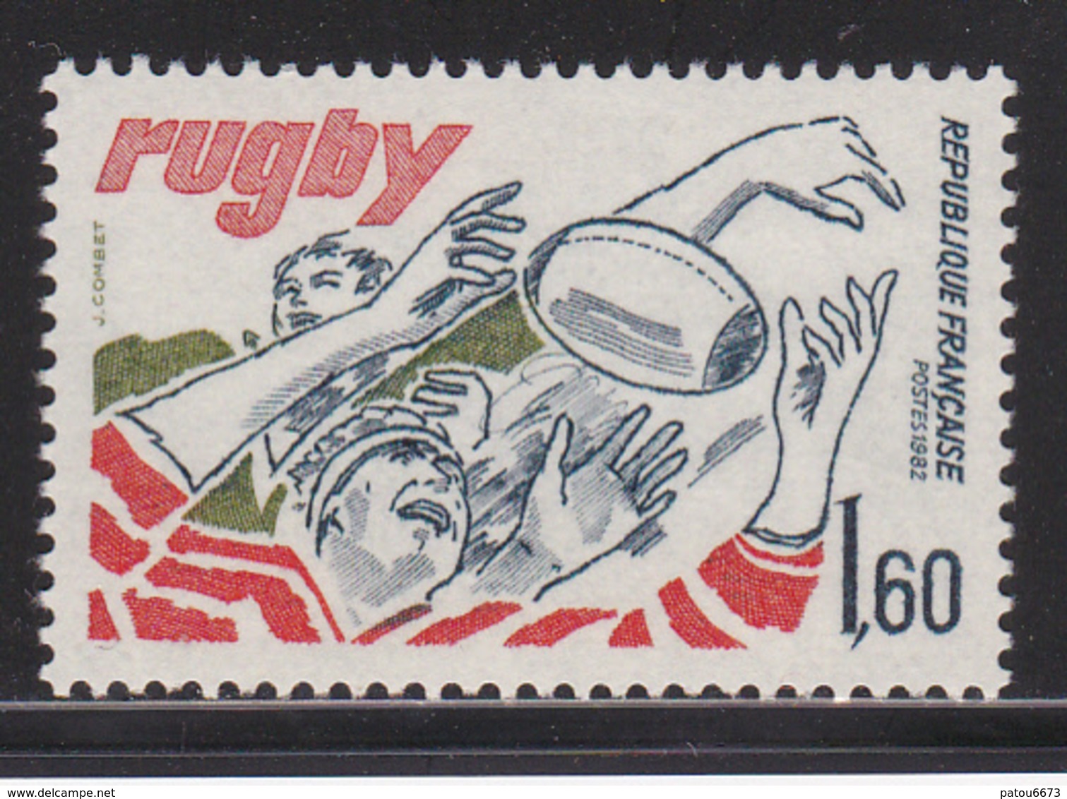 FRANCE 1982 Rugby  (Yv 2236 ; Mi 2355 ) MNH** - Rugby