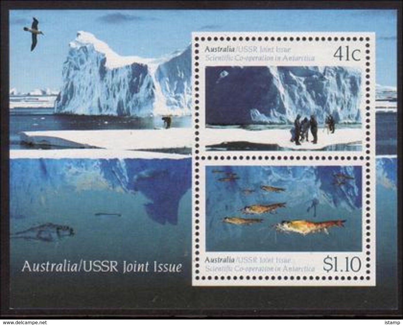 1990 - Australian USSR Joint Issue Minisheet Miniature Sheet MNH - Hojas Bloque