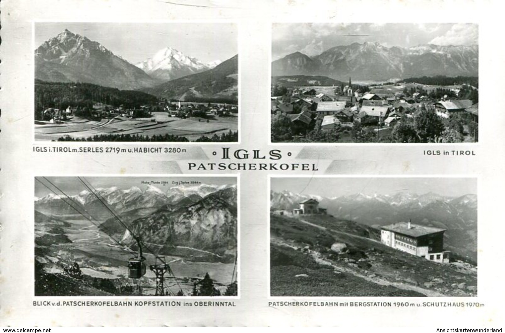 003739  Igls - Patscherkofel Mehrbildkarte - Igls