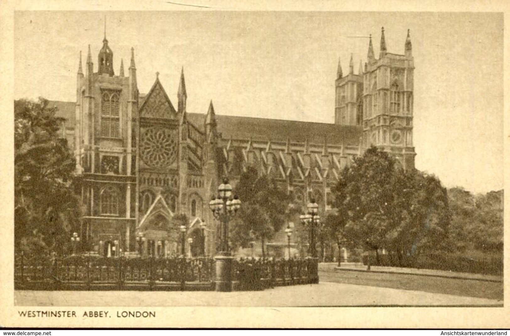 003740  Westminster Abbey, London 1950 - Westminster Abbey