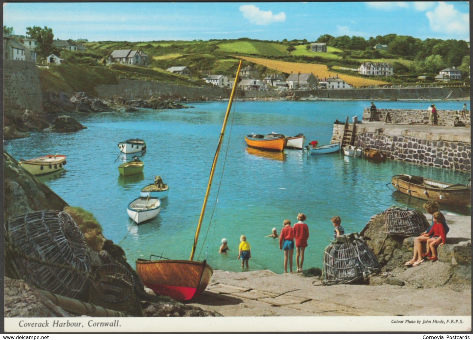 Coverack Harbour, Cornwall, C.1980 - John Hinde Postcard - Other & Unclassified