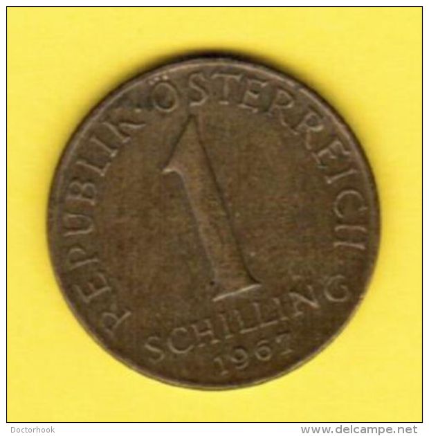 AUSTRIA   1 SCHILLING 1967 (KM # 2886) #5173 - Austria