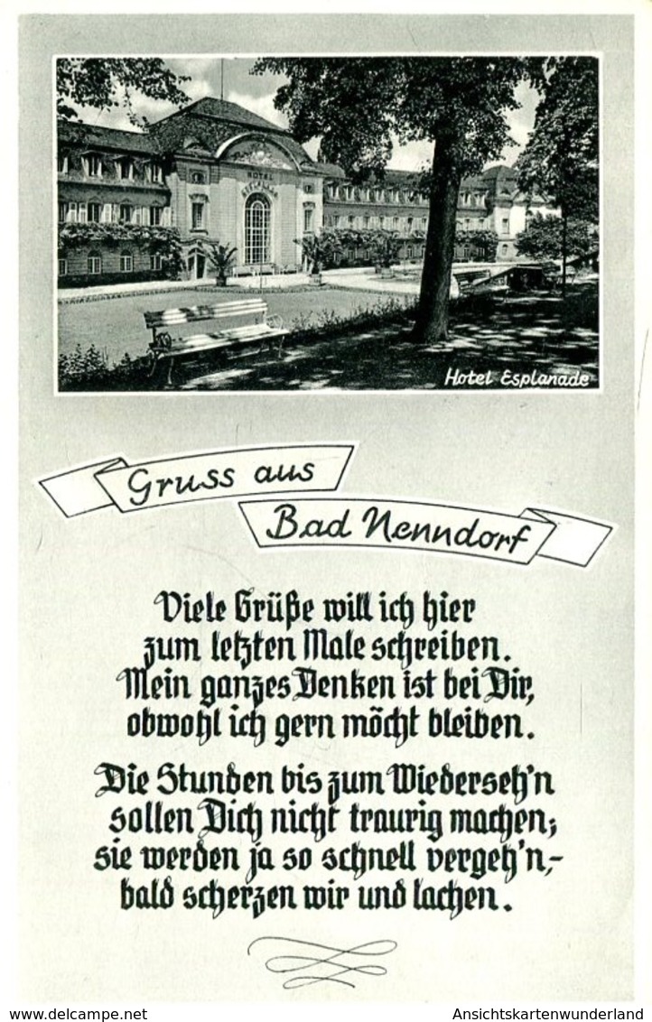 003755  Gruss Aus Bad Nenndorf - Hotel Esplanade 1954 - Bad Nenndorf