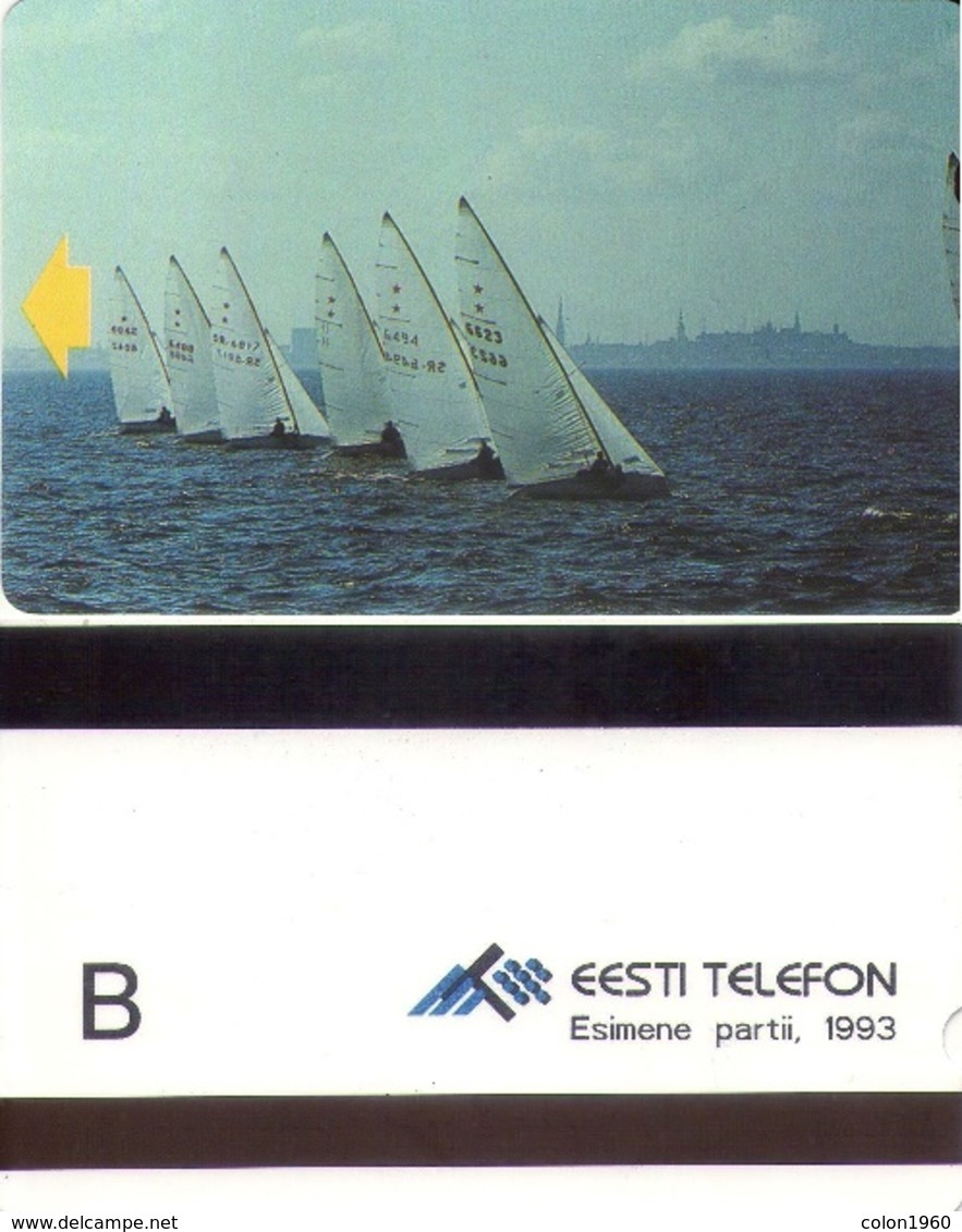 ESTONIA. Sailing Race, B + Inscript. 7500 Ex. ET0012-B1. (009) - Estonia