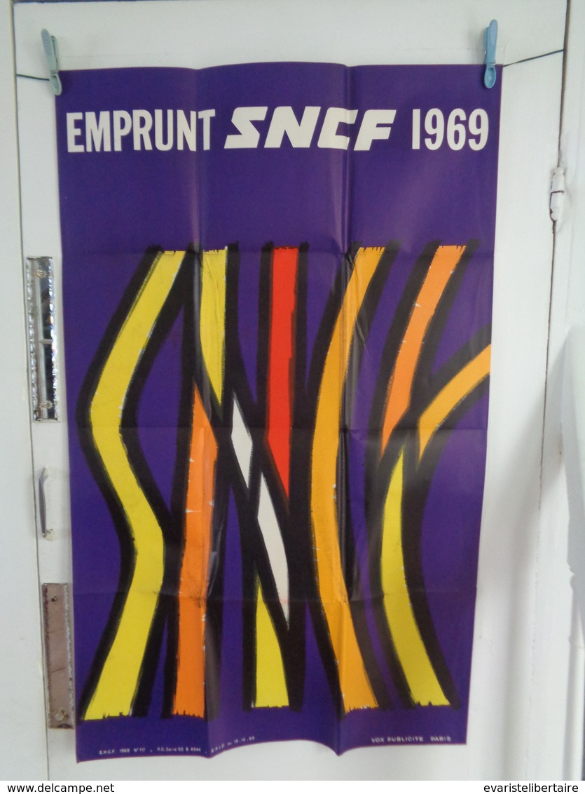 AFFICHE:emprunt  S N C F 1969,B A L O,du  15 -12 -1969 , H 99 L  61 - Affiches