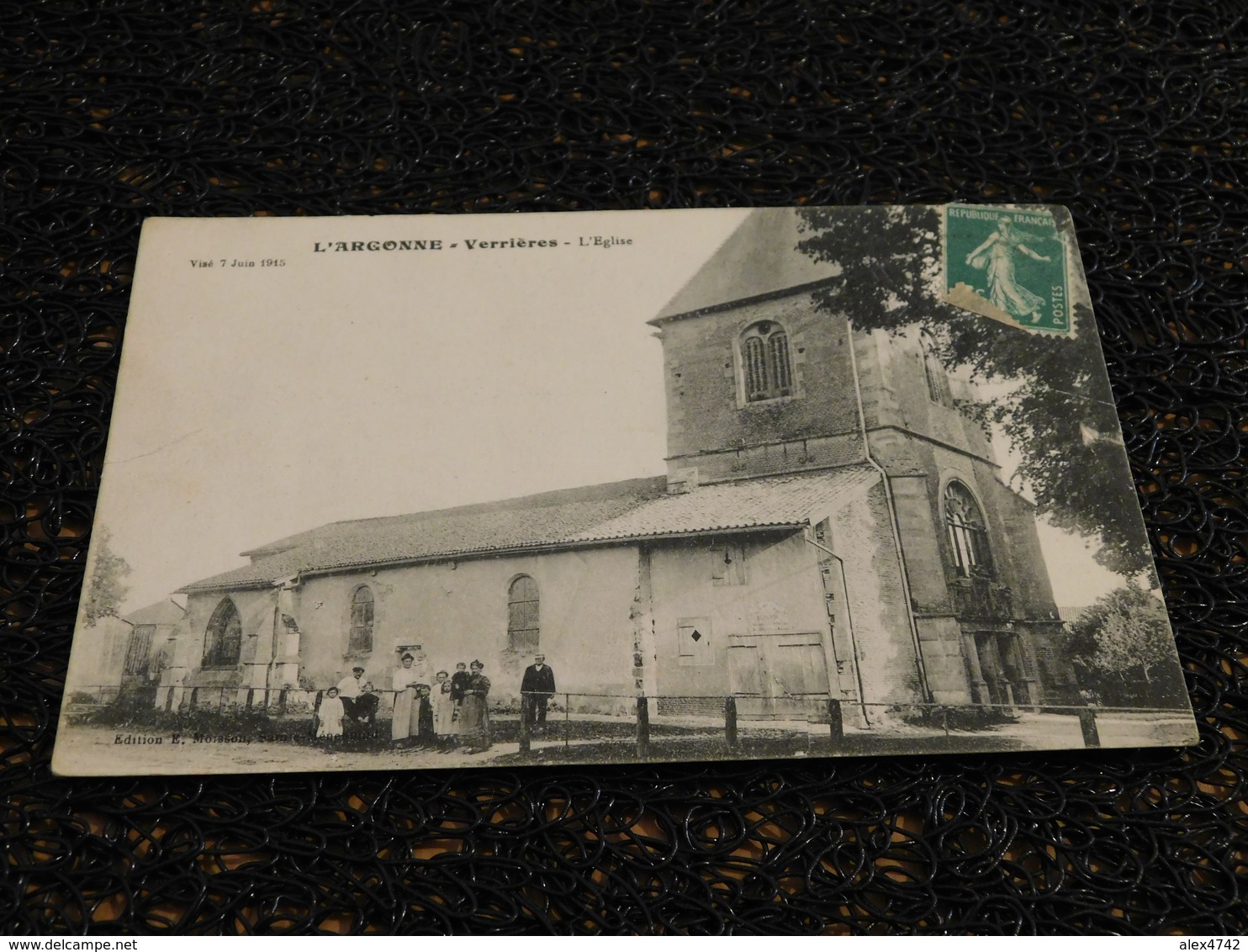 L'Argonne - Verrières, L'église (Visé 7 Juin 1915) (N5) - Ville-sur-Tourbe