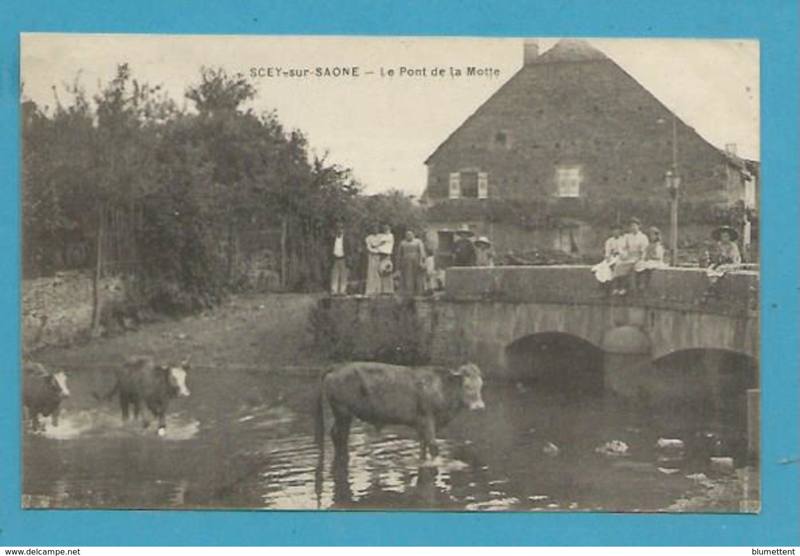 CPA Le Pont De La Motte SCEY-SUR-SAÔNE 70 - Autres & Non Classés