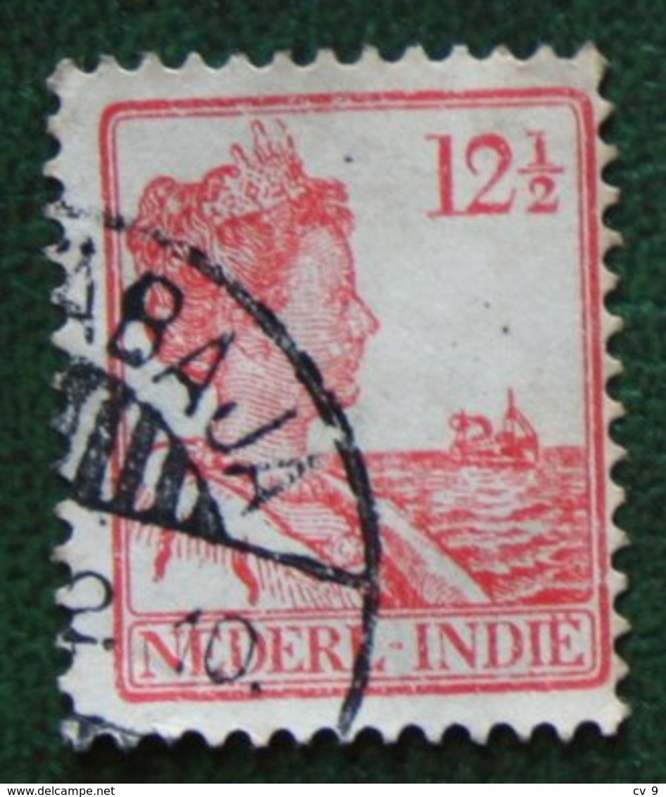 12 1/2 Ct Koningin Wilhelmina NVPH 117 1922 1913-1932 Gestempeld / Used INDIE / DUTCH INDIES - Niederländisch-Indien