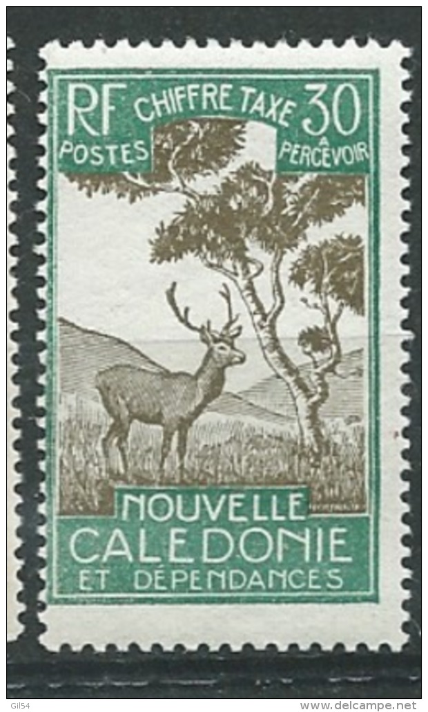 Nouvelle Calédonie  - Taxe   - Yvert N° 33 **    -   Ad37807 - Strafport