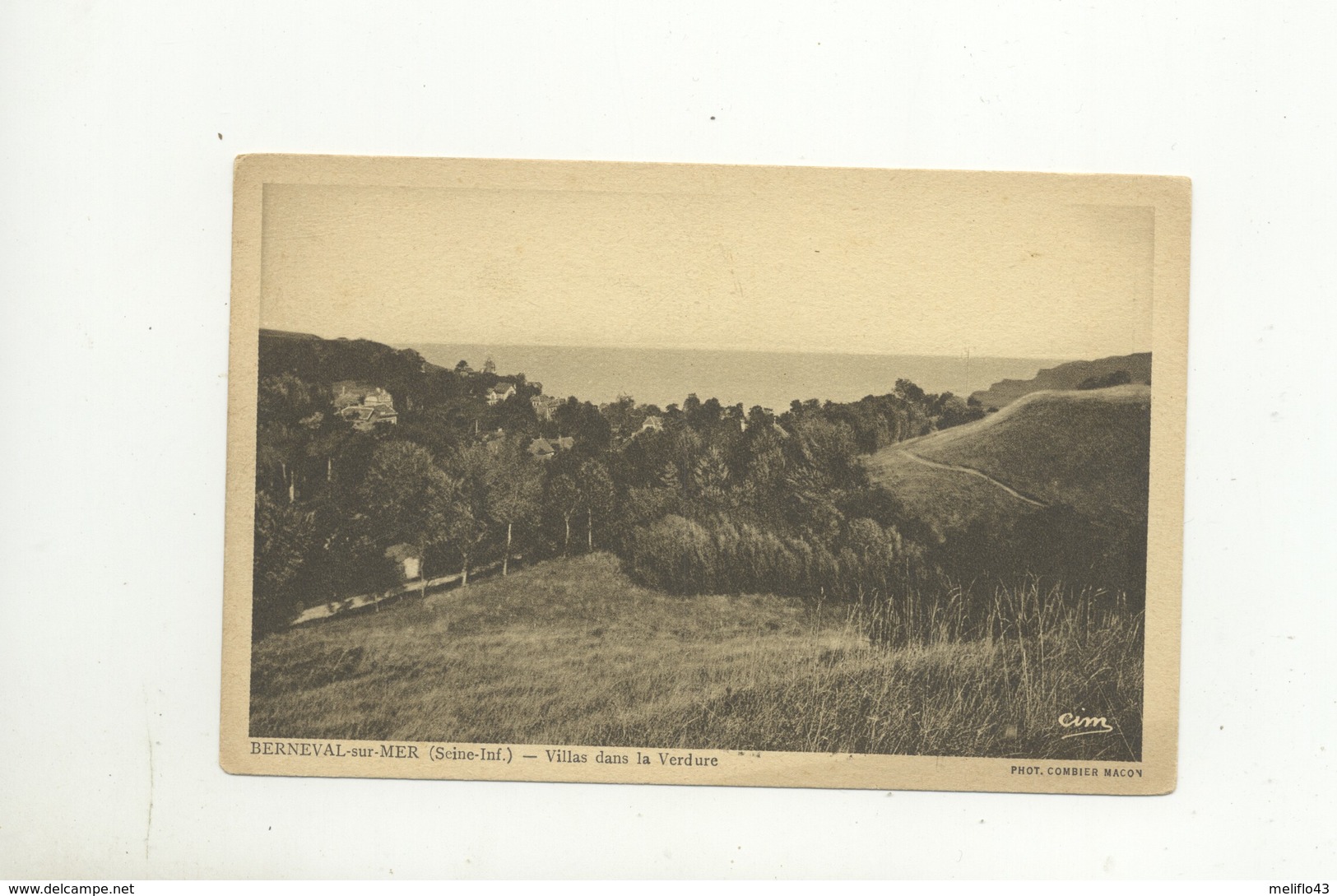 76/ CPA - Berneval Sur Mer - Villas Dans La Verdure - Berneval