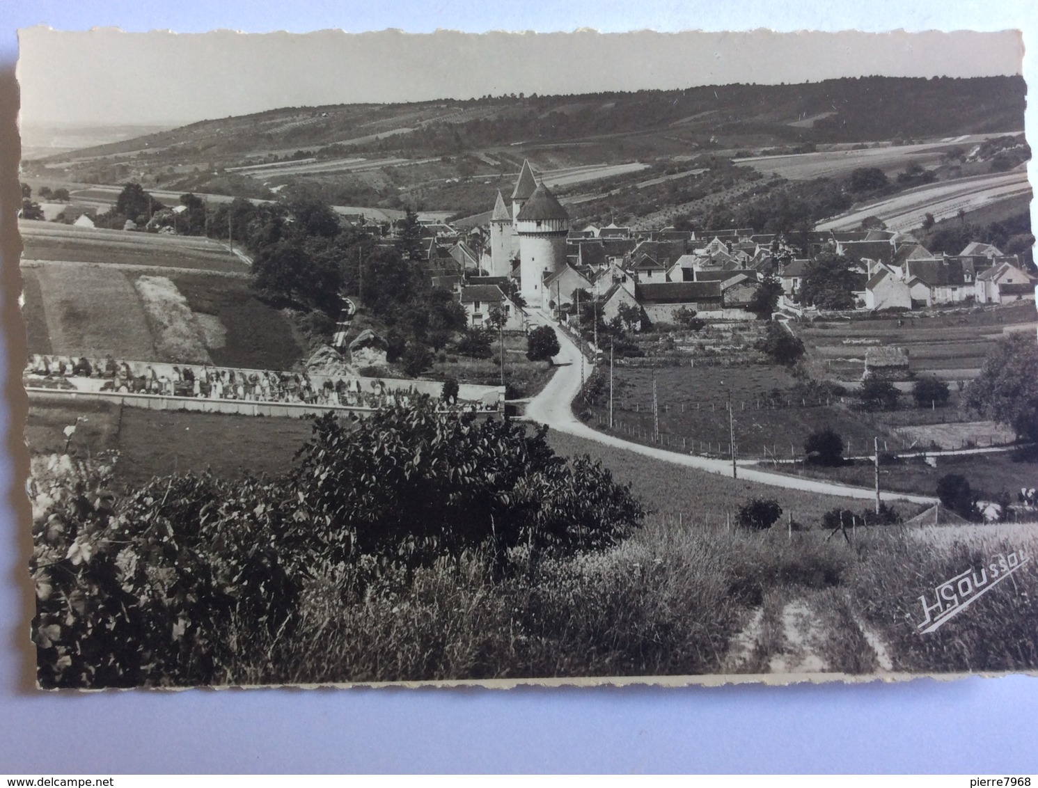 CHITRY-LE-FORT (89)  VU DE LA CÖTE DE CHÄTILLON - Autres & Non Classés