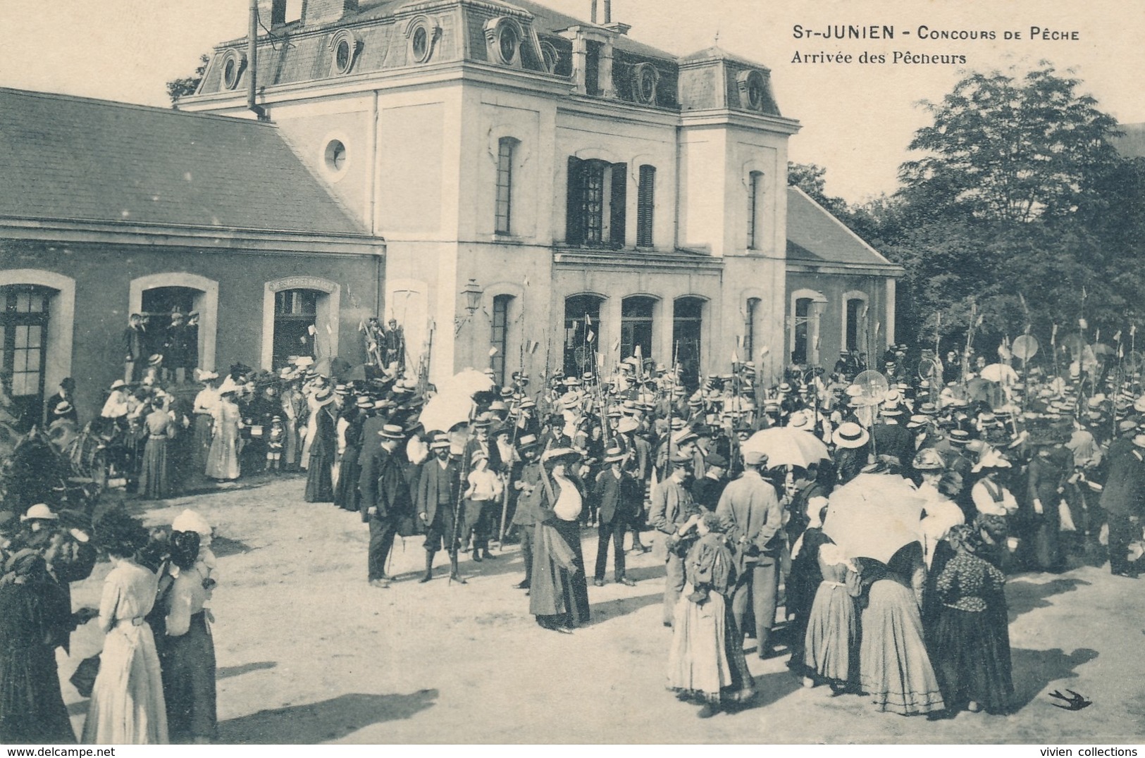 Saint Junien (87 - Haute Vienne) Concours De Pêche - Arrivée Des Pêcheurs - Saint Junien