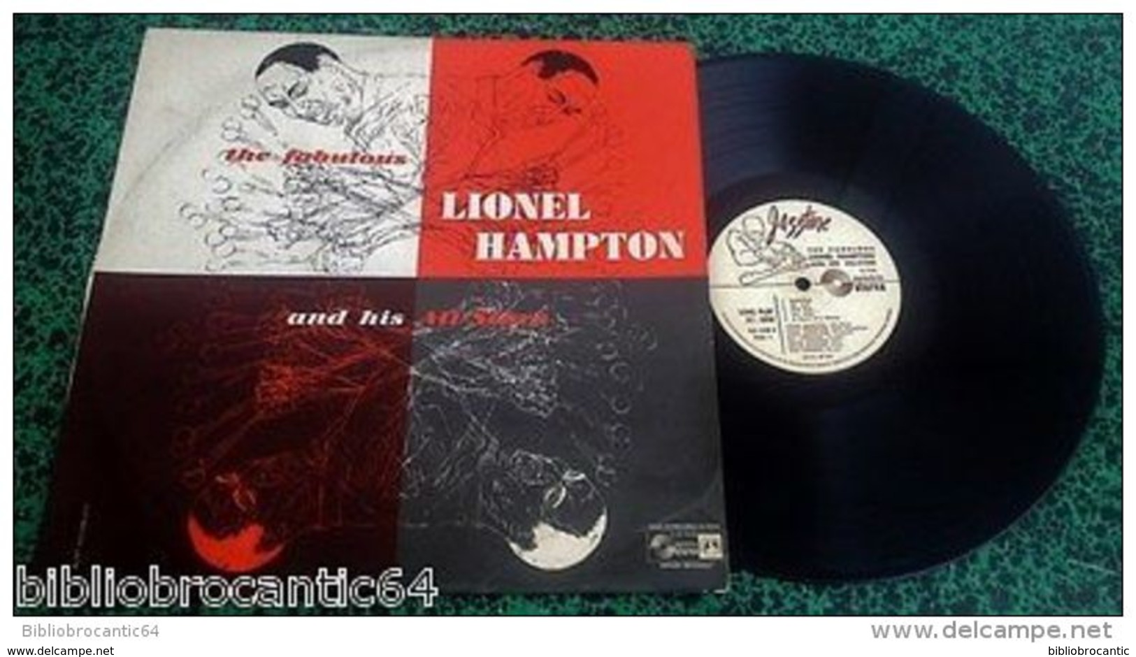 LP 30cm * The Fabulous LIONEL HAMPTON * And His ALL-STARS < Jazztone SJS-1238 - Jazz