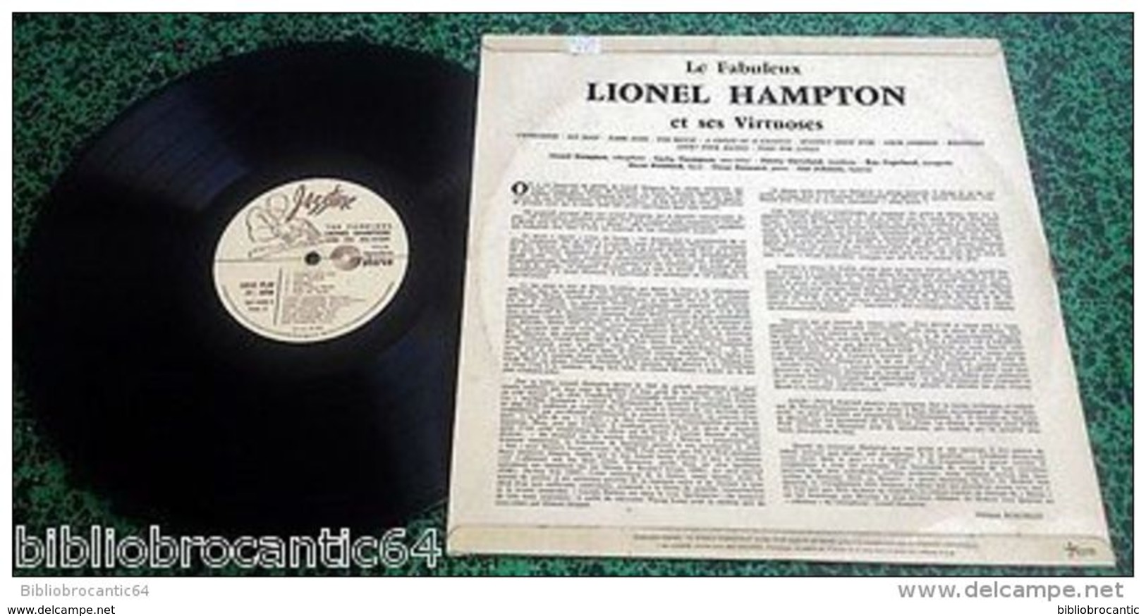 LP 30cm * The Fabulous LIONEL HAMPTON * And His ALL-STARS < Jazztone SJS-1238 - Jazz