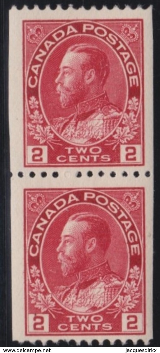 Canada       .   Yvert  94a  Pair   Perf.  12       .      **          .  Postfris   .     /    .     MNH - Ongebruikt