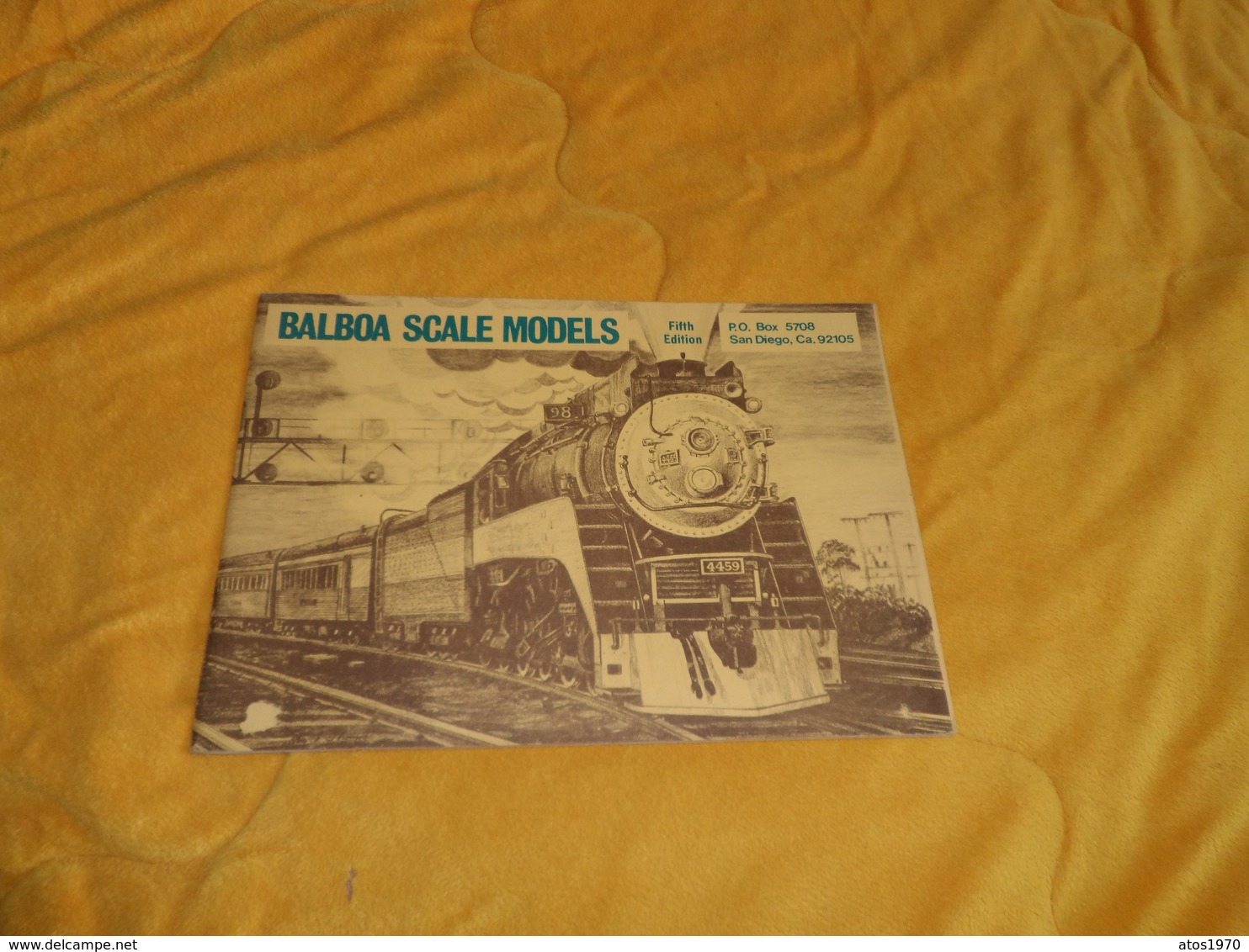 CATALOGUE EN ANGLAIS COULEUR BALBOA SCALE MODELS FIFTH EDITION..DATE ?. SAN DIEGO. TRAINS ELECTRIQUES REDUITS..SANTA FE, - Inglese