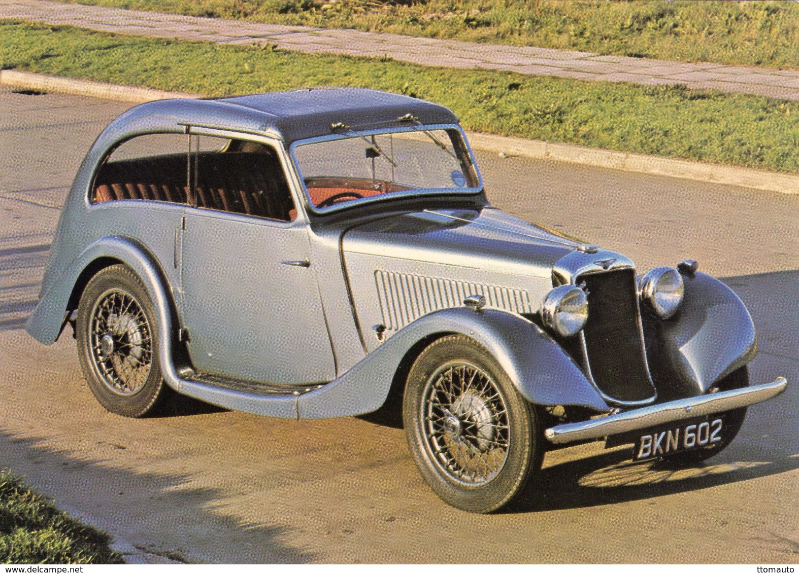 Hillman Aero Minx  -  1935  -  CPSM - Voitures De Tourisme