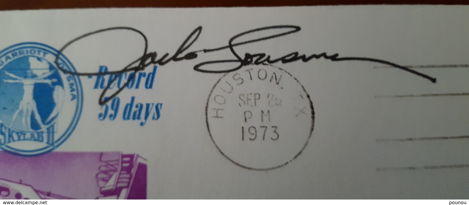 - US - AUTOGRAPHES - SKYLAB III - ALAN BEAN - JACK LOUSMA - OWEN GARRIOTT - Etats-Unis