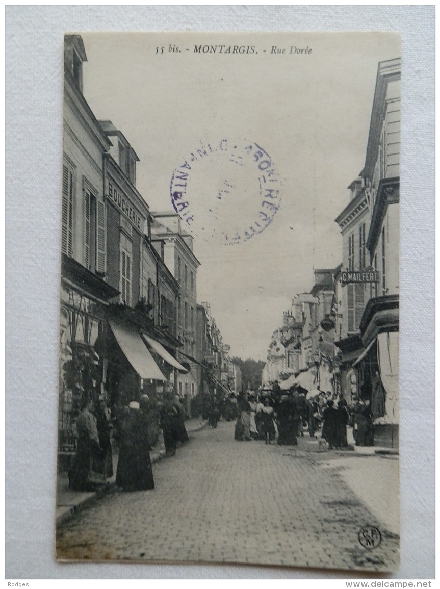 Dep 45 , Cpa MONTARGIS , 55 Bis , Rue Dorée (162) - Montargis