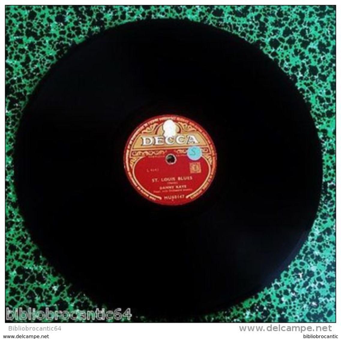 78 Tours " DANNY KAYE " < BALLIN' THE JACK / ST. LOUIS BLUES < DECCA MU 60147 - 78 Rpm - Schellackplatten