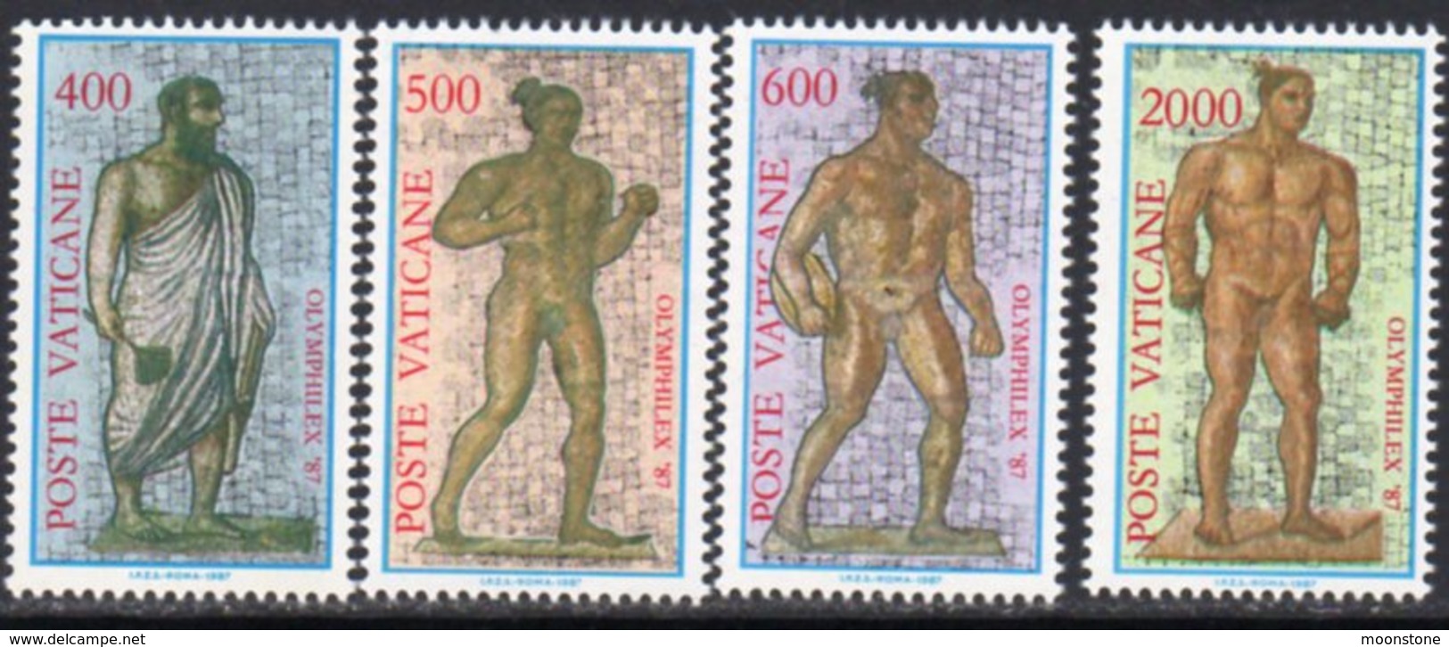Vatican City 1987 Olympic Stamp Exhibition Set Of 4, MNH, SG 879/82 (A) - Ongebruikt