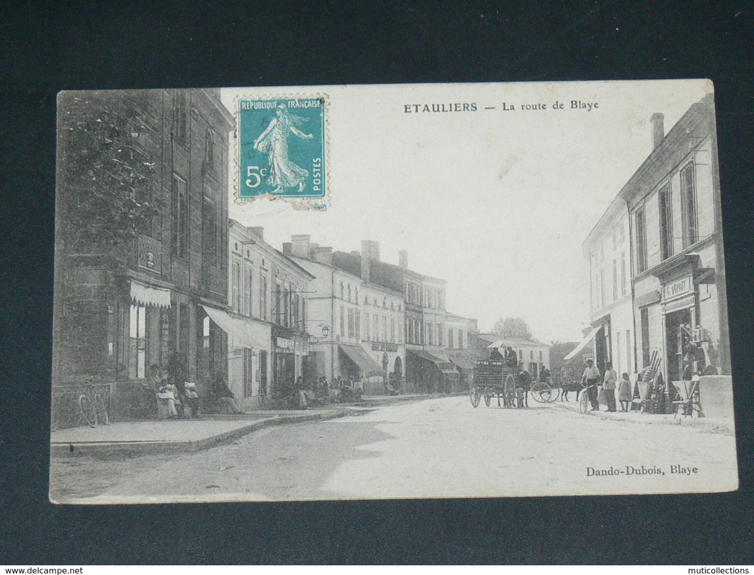 ETAULIERS / ARDT BLAYE    1910   /   RUE  &  COMMERCES  ... EDIT - Autres & Non Classés