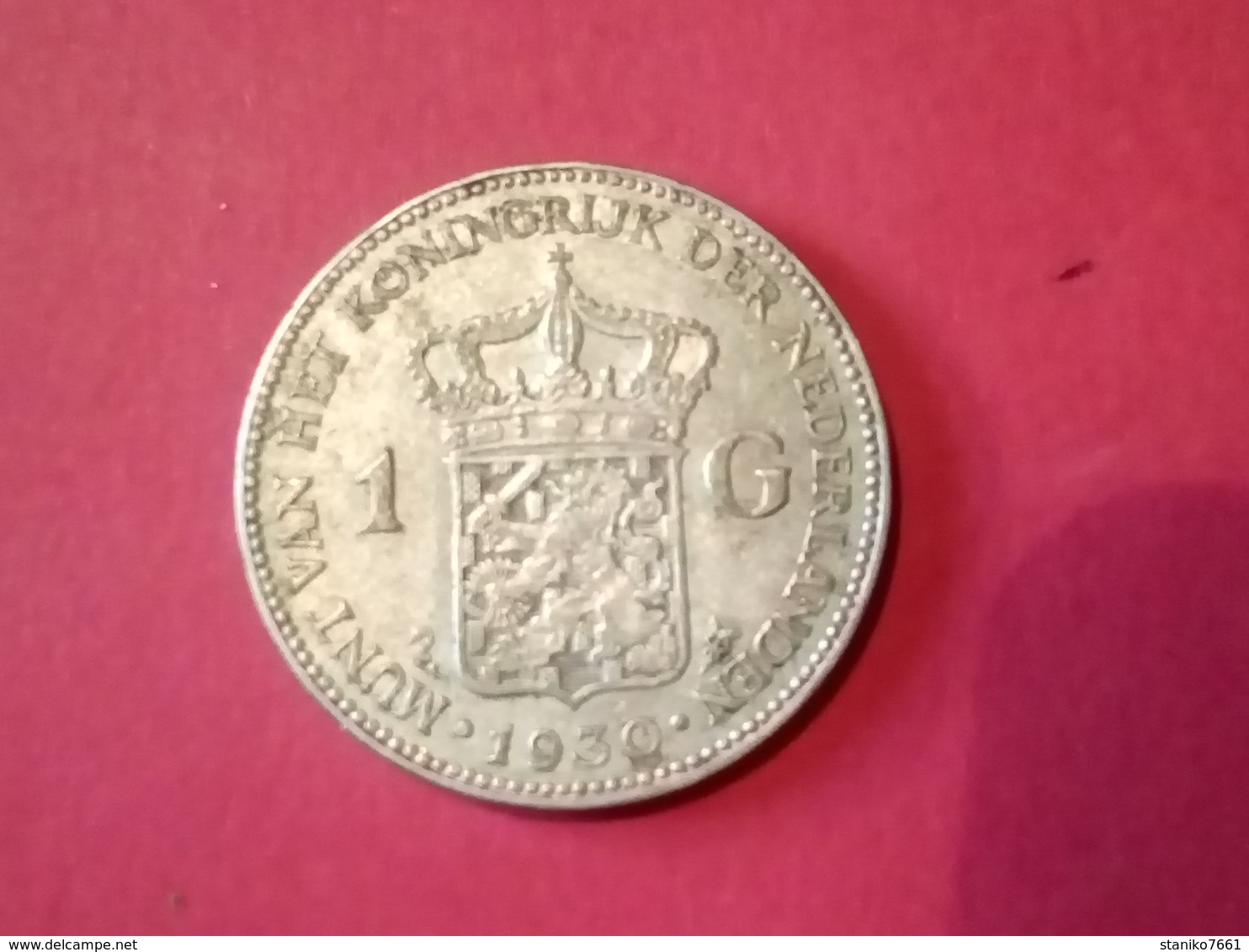 1930 ARGENT Netherlands 1 Gulden - Royal / Of Nobility