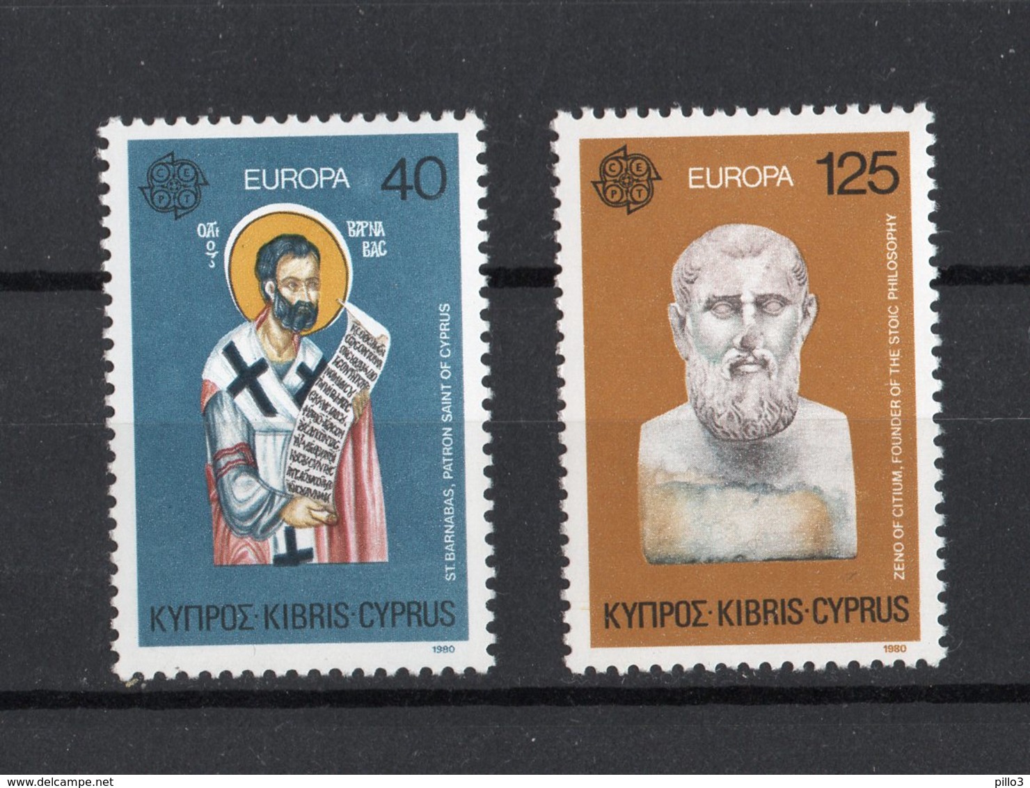 CIPRO  :   Europa-Cept 1980  - Celebrità - 2 Val.  MNH**   Del  28.04.1980 - 1980