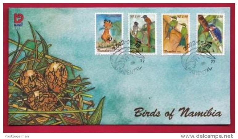 NAMIBIA, 2002, First Day Cover,  Stamps, Birds Of Namibia,  Michel 3-33, F3660 - Namibië (1990- ...)