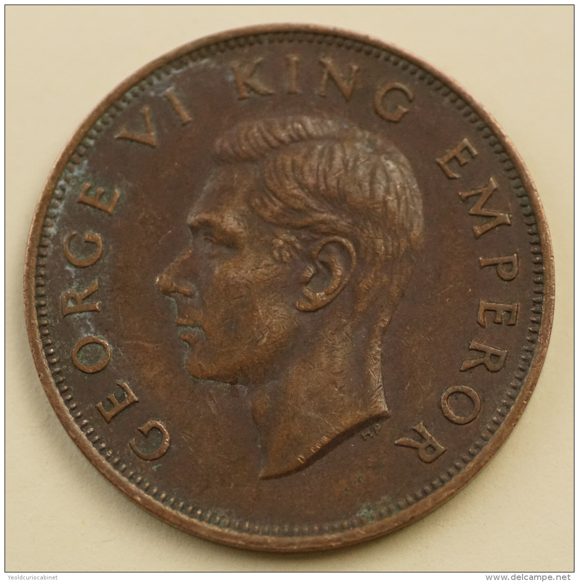 New Zealand - Penny - 1945 - George VI - Very Fine - New Zealand