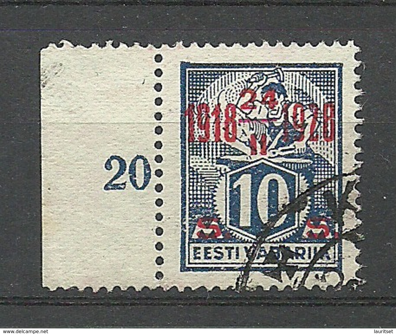 ESTONIA 1928 Michel 70 Mit Bogenrand O - Estland