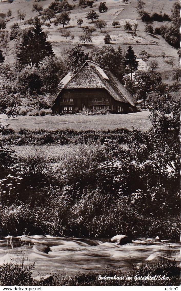 AK Bauernhaus Im Gutachtal - Schwarzwald - 1955 (35049) - Gutach (Schwarzwaldbahn)